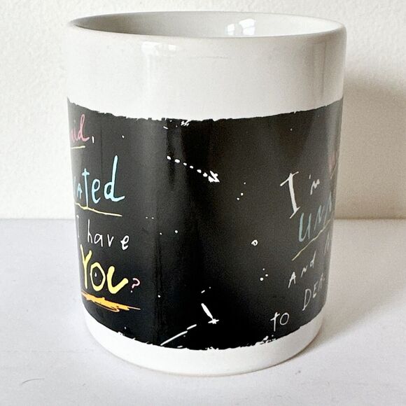 I’m Underpaid Unmotivated and now I have to deal with you Vintage Greetings Mug - Picture 4 of 7